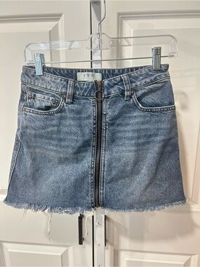 Free People Denim Mini Skirt